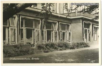 ansichtkaart: Breda, Diakonessenhuis