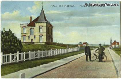 ansichtkaart: Hoek van Holland, Huize 's Gravenduin