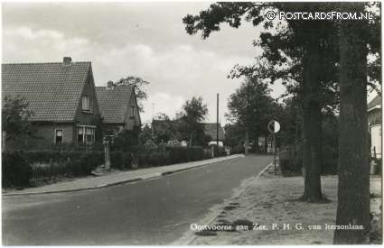 ansichtkaart: Oostvoorne, F.H.G. van Itersonlaan