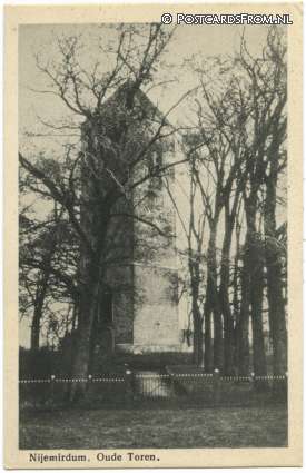 ansichtkaart: Nijemirdum, Oude Toren