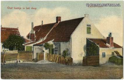 ansichtkaart: Zandvoort, Oud hoekje in het dorp