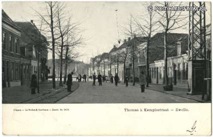 ansichtkaart: Zwolle, Thomas a Kempisstraat