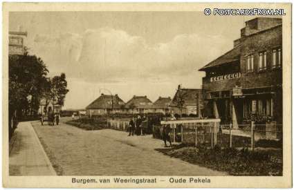 ansichtkaart: Oude Pekela, Burgem. van Weeringstraat