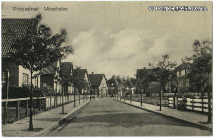 ansichtkaart: Winschoten, Oranjestraat