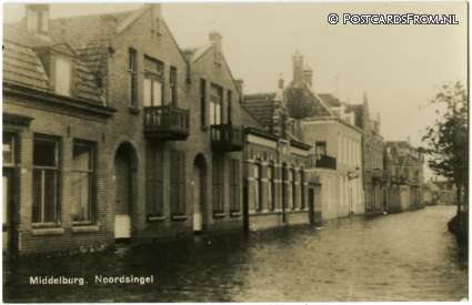ansichtkaart: Middelburg, Noordsingel