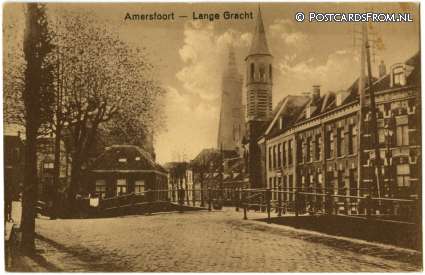 ansichtkaart: Amersfoort, Lange Gracht