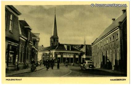 ansichtkaart: Haaksbergen, Molenstraat