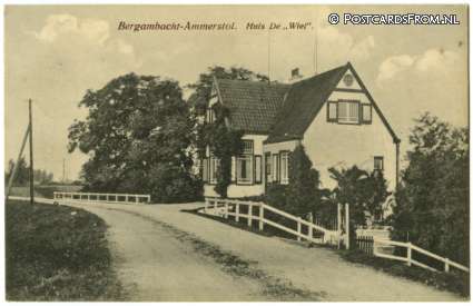 ansichtkaart: Bergambacht, Ammerstol. Huis 'De Wiel'