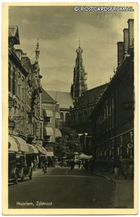 ansichtkaart: Haarlem, Zijlstraat