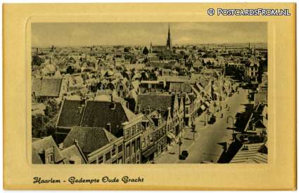 ansichtkaart: Haarlem, Gedempte Oude Gracht