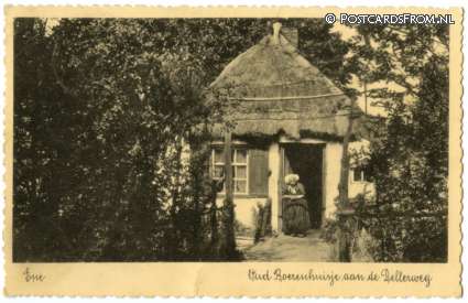 ansichtkaart: Epe, Oud Boerenhuisje aan de Dellenweg