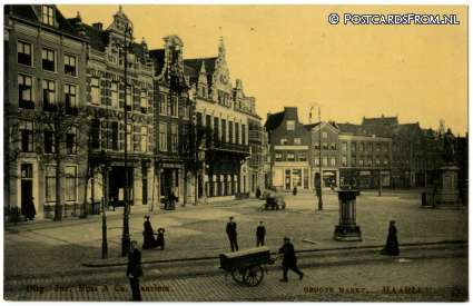 ansichtkaart: Haarlem, Groote Markt