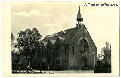 Bunschoten-Spakenburg, Geref. Kerk ansichtkaart: Bunschoten-Spakenburg, Geref. Kerk