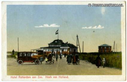 ansichtkaart: Hoek van Holland, Hotel Rotterdam aan Zee
