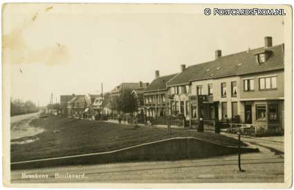 Breskens, Boulevard ansichtkaart: Breskens, Boulevard