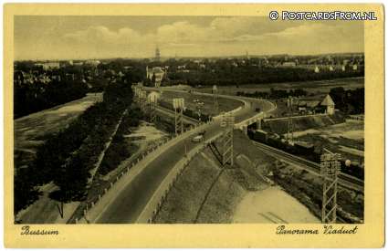 ansichtkaart: Bussum, Panorama Viaduct