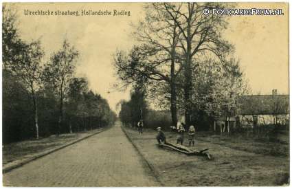 ansichtkaart: Hollandsche Rading, Utrechtsche straatweg
