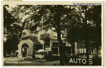 ansichtkaart: Amersfoort, Berg-Hotel. Dir. A. Richter