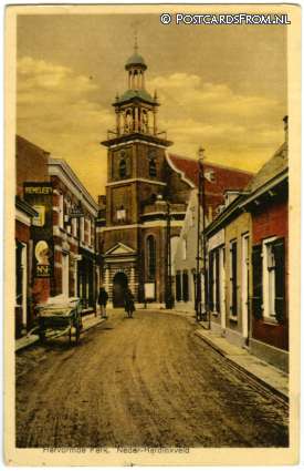 ansichtkaart: Neder-Hardinxveld, Hervormde Kerk