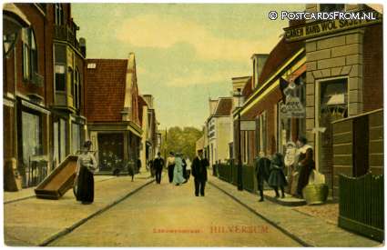 ansichtkaart: Hilversum, Leeuwenstraat