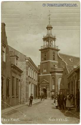 ansichtkaart: Neder-Hardinxveld, Herv. Kerk