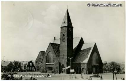 ansichtkaart: Barendrecht, Gereformeerde Kerk