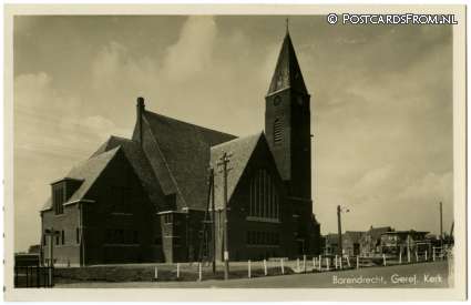 ansichtkaart: Barendrecht, Geref. Kerk