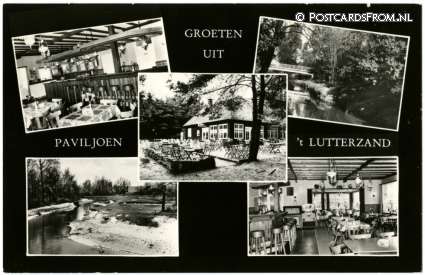 ansichtkaart: De Lutte, Paviljoen 't Lutterzand