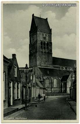 ansichtkaart: Bolsward, Martinikerk