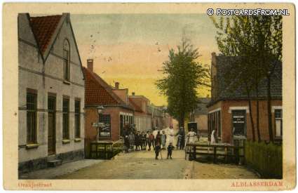 ansichtkaart: Alblasserdam, Oranjestraat