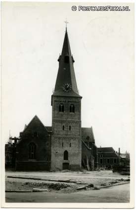 ansichtkaart: Wageningen, Ned. Herv. Kerk