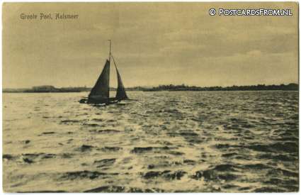 ansichtkaart: Aalsmeer, Groote Poel