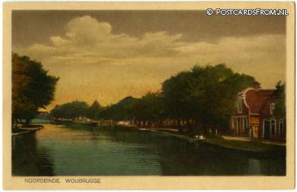 ansichtkaart: Woubrugge, Noordeinde