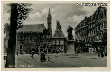 ansichtkaart: Haarlem, Groote Markt