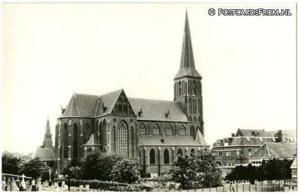 ansichtkaart: Schagen, R.K. Kerk