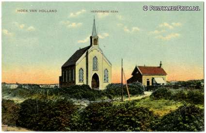 ansichtkaart: Hoek van Holland, Hervormde Kerk