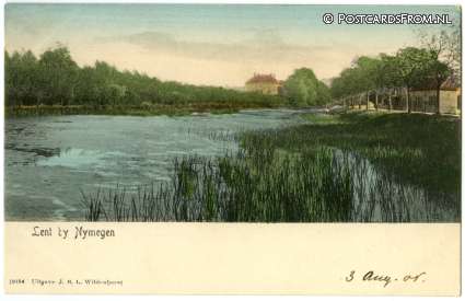 ansichtkaart: Lent, Bij Nijmegen