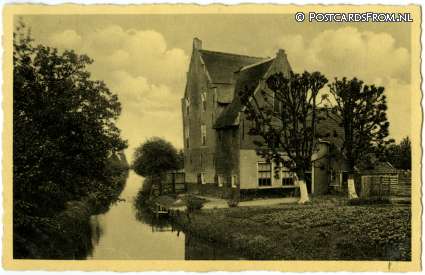 ansichtkaart: Oud-Beijerland, Scheermansvliet