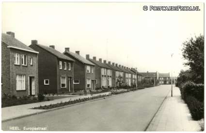 ansichtkaart: Heel, Europastraat