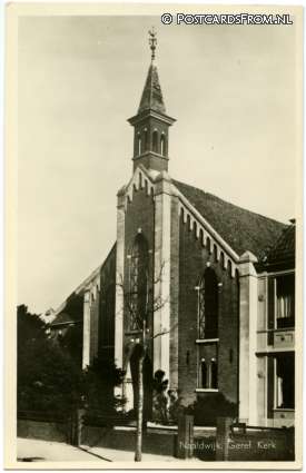 ansichtkaart: Naaldwijk, Geref. Kerk
