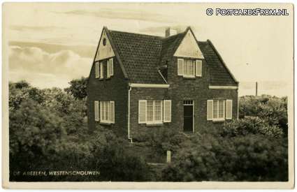 ansichtkaart: Westenschouwen, De Abeelen