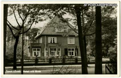 ansichtkaart: Soest, Hotel v.d. Brink