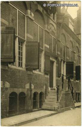 Amsterdam, Korenmetershuis - N.Z. Kolksteeg ansichtkaart: Amsterdam, Korenmetershuis - N.Z. Kolksteeg