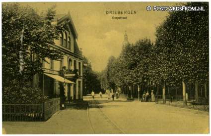 ansichtkaart: Driebergen, Dorpstraat