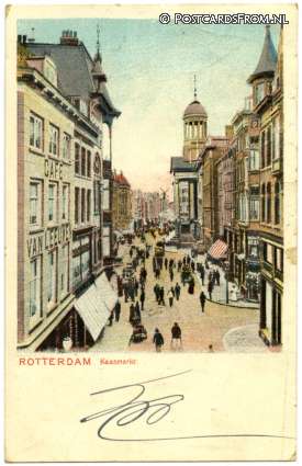 ansichtkaart: Rotterdam, Kaasmarkt