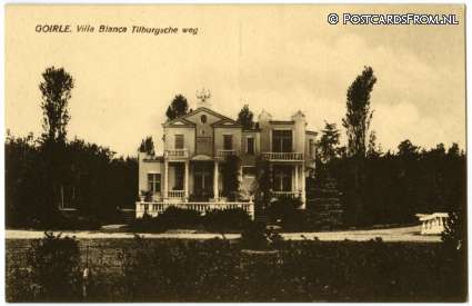 ansichtkaart: Goirle, Villa Blanca Tilburgsche weg