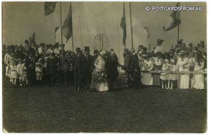 ansichtkaart: Den Helder, Koninklijk bezoek Sportfeest 7-9-1917