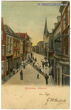 ansichtkaart: Gorinchem, Arkelstraat