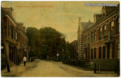 ansichtkaart: Bennebroek, Rijksstraatweg