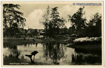 ansichtkaart: Vlaardingen, Hofvijver
